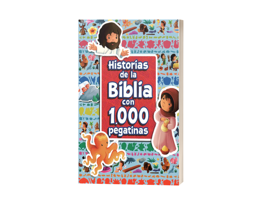 Historias de la Biblia con 1000 pegatinas
